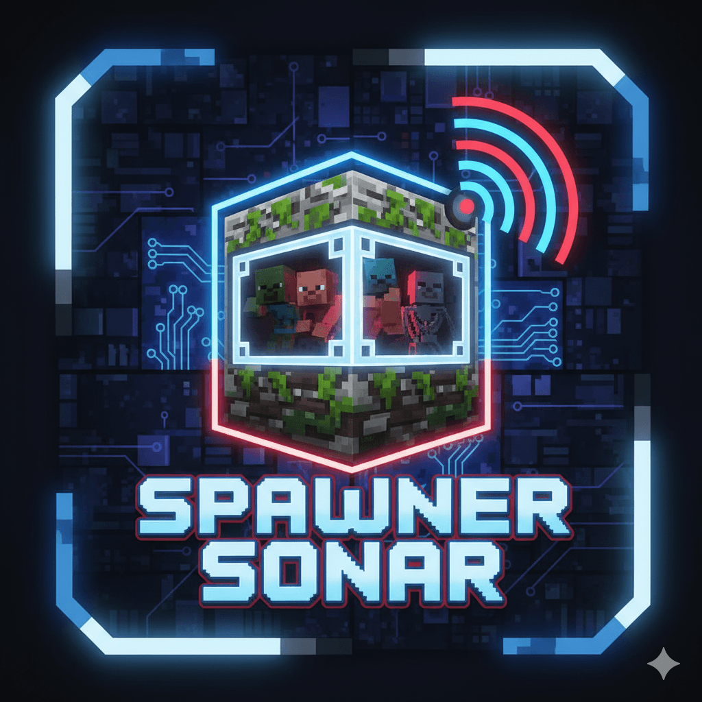 SpawnerFinder+ - Minecraft Plugin Logo